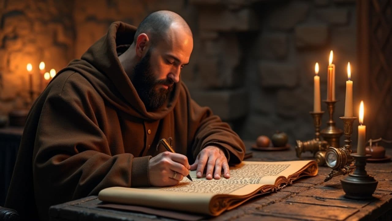 Monges e Manuscritos Antigos