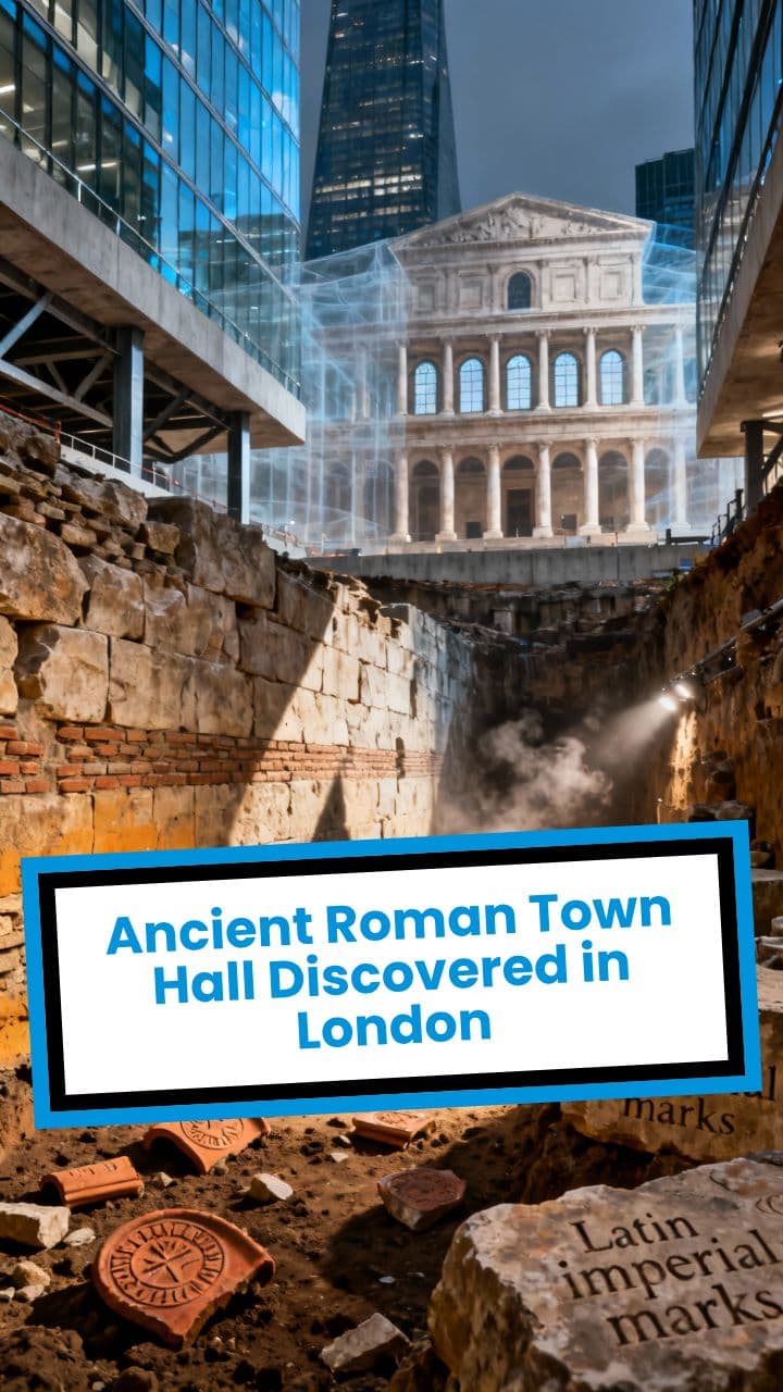 Ancient Roman Town Hall Discovered in London