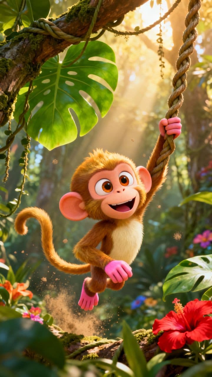 चंचल बंदर और बिच्छू का डंक