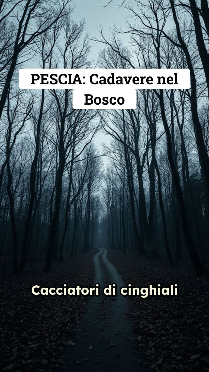 Cadavere nei boschi di Medicina, Pescia