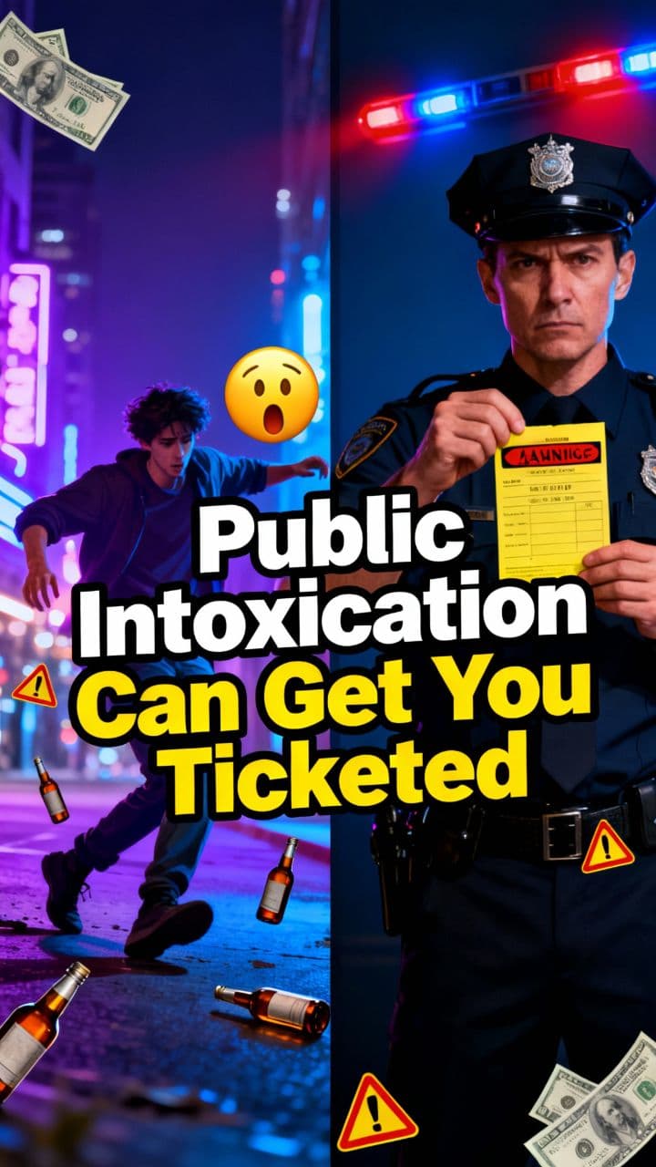 Public Intoxication Can Get You Ticketed
