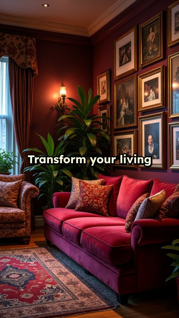 Cozy Maximalism: Redefining Living Room Style