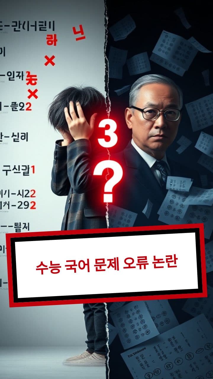 수능 국어 문제 오류 논란