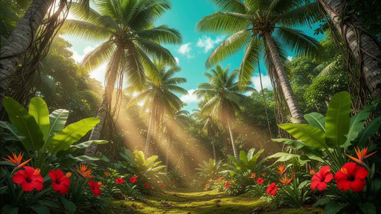 Alphabet Jungle in the Coconut Tree