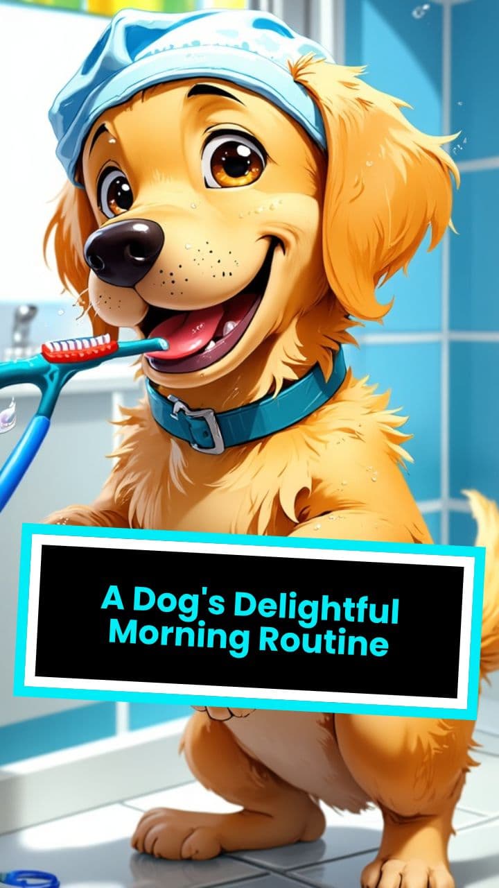 A Dog's Delightful Morning Routine