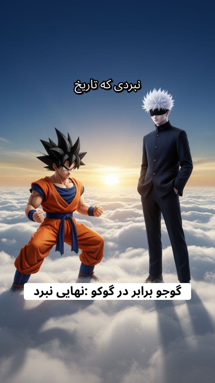 Goku vs Gojo: The Ultimate Clash Above the Clouds