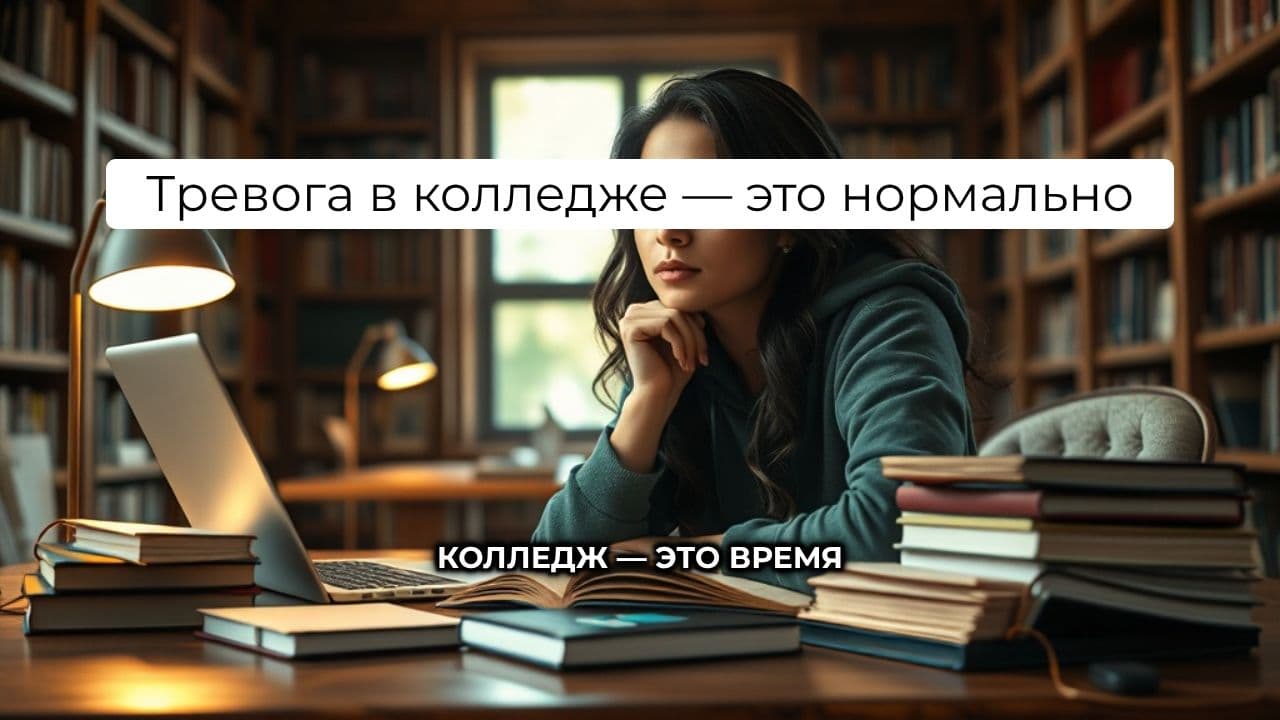 Управление тревогой в колледже