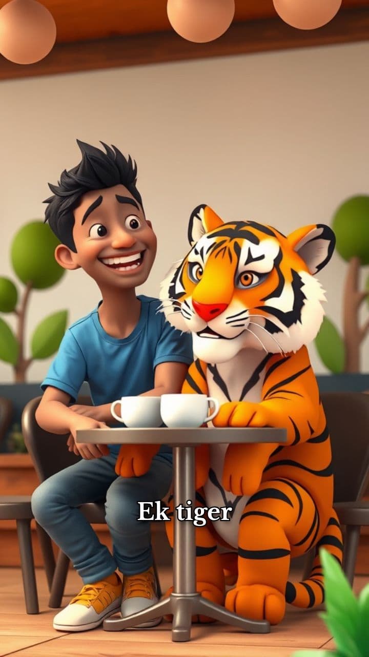 टाइगर और आदमी की मजेदार कहानी