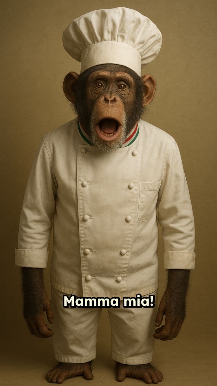 Il Caos Culinario della Scimmia Chef
