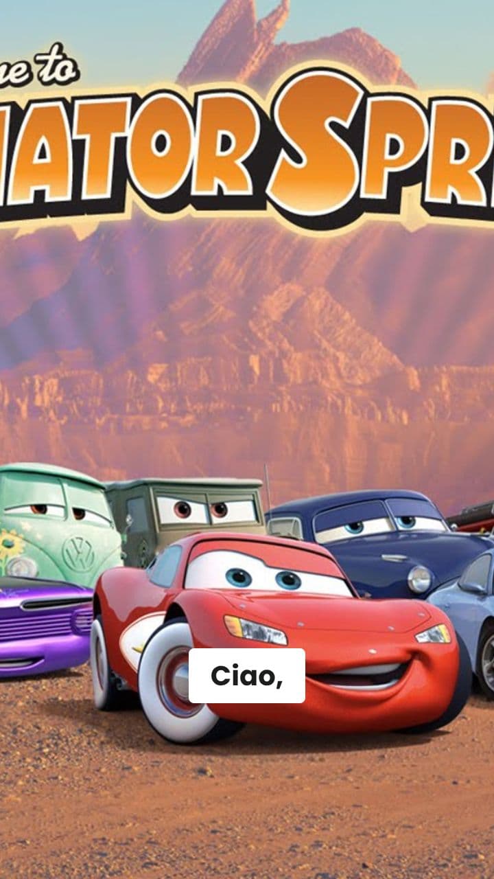 Buon Compleanno, Davide! Un Messaggio da Saetta McQueen!