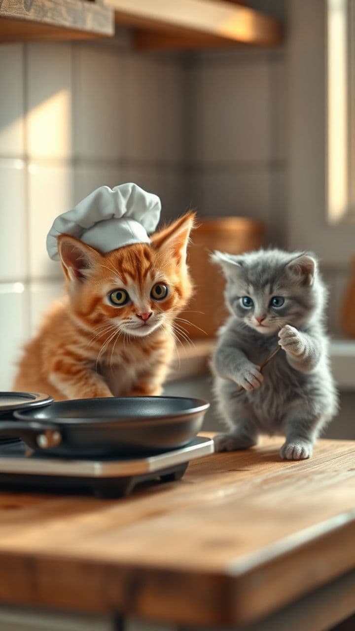 Kitten Pancake Party ASMR