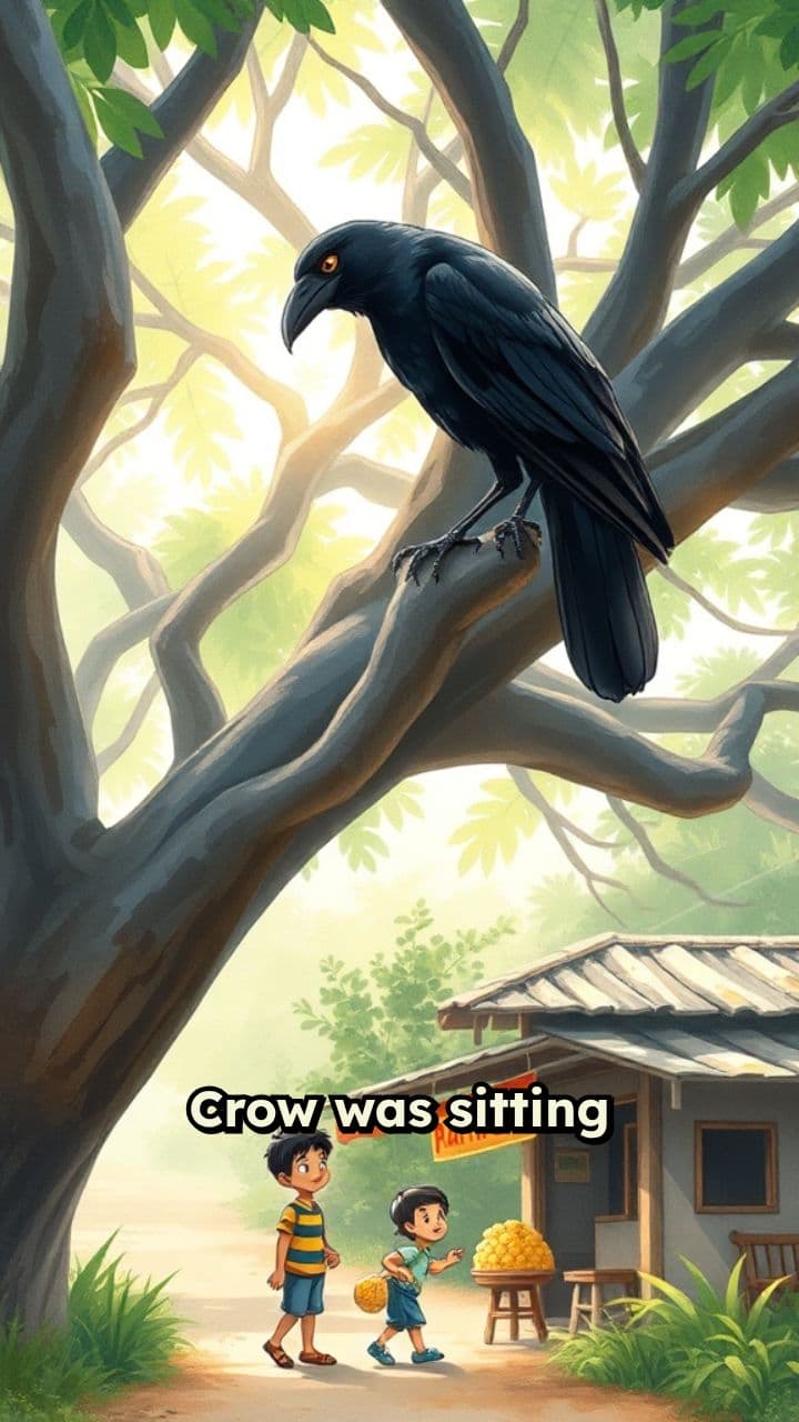 The Crow and the Monkey