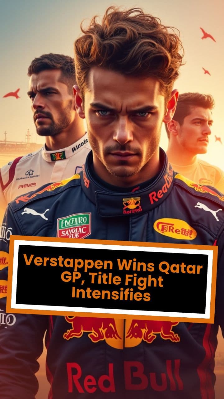 Verstappen Wins Qatar GP, Title Fight Intensifies
