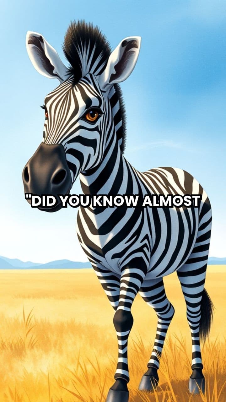 Zebras: Black with Unique Stripes