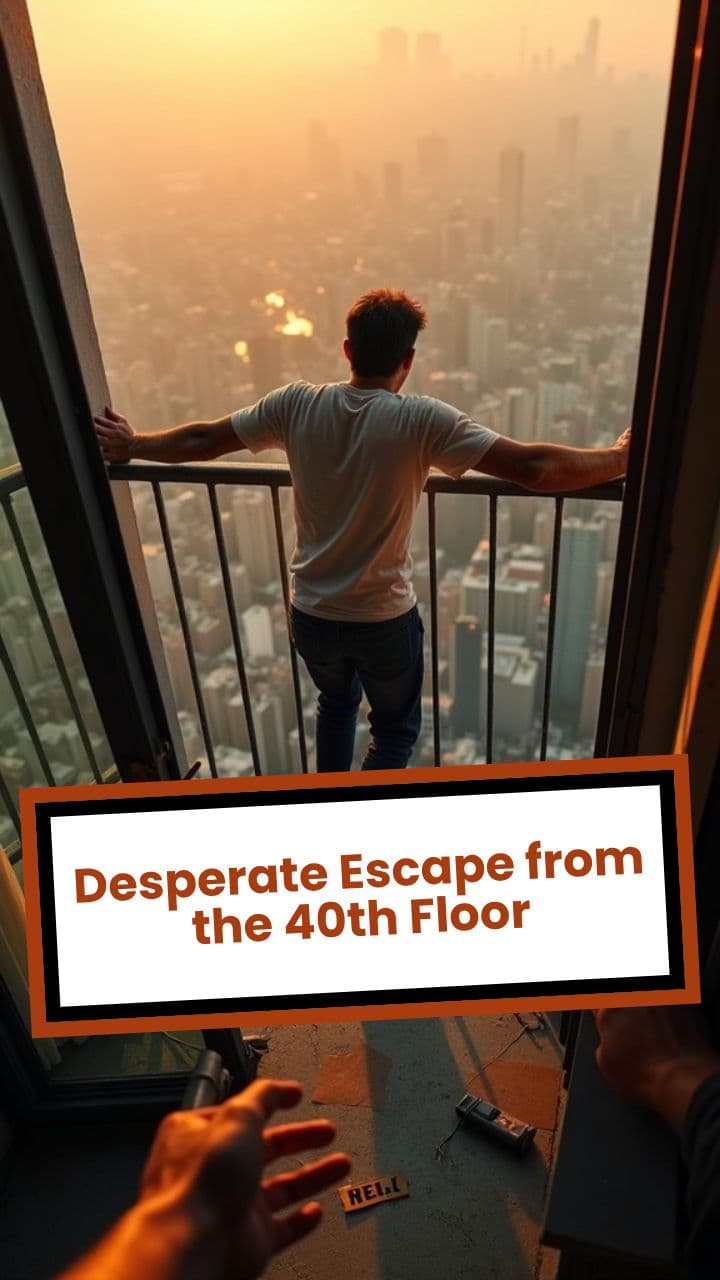 Desperate Escape from the 40th Floor