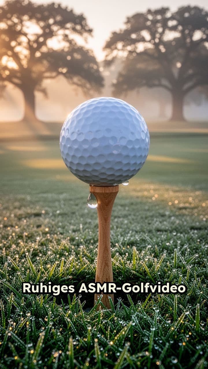 ASMR Golf in extremer Zeitlupe