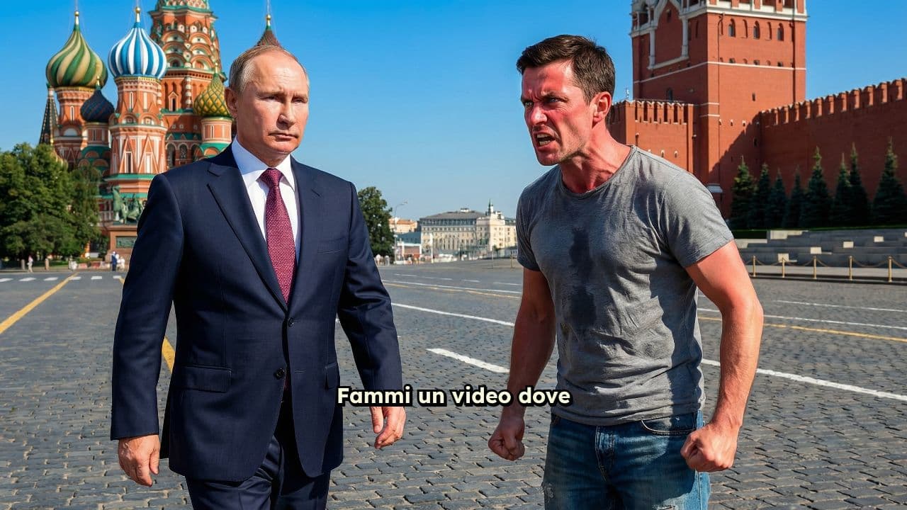 Putin incontra un uomo arrabbiato al Cremlino