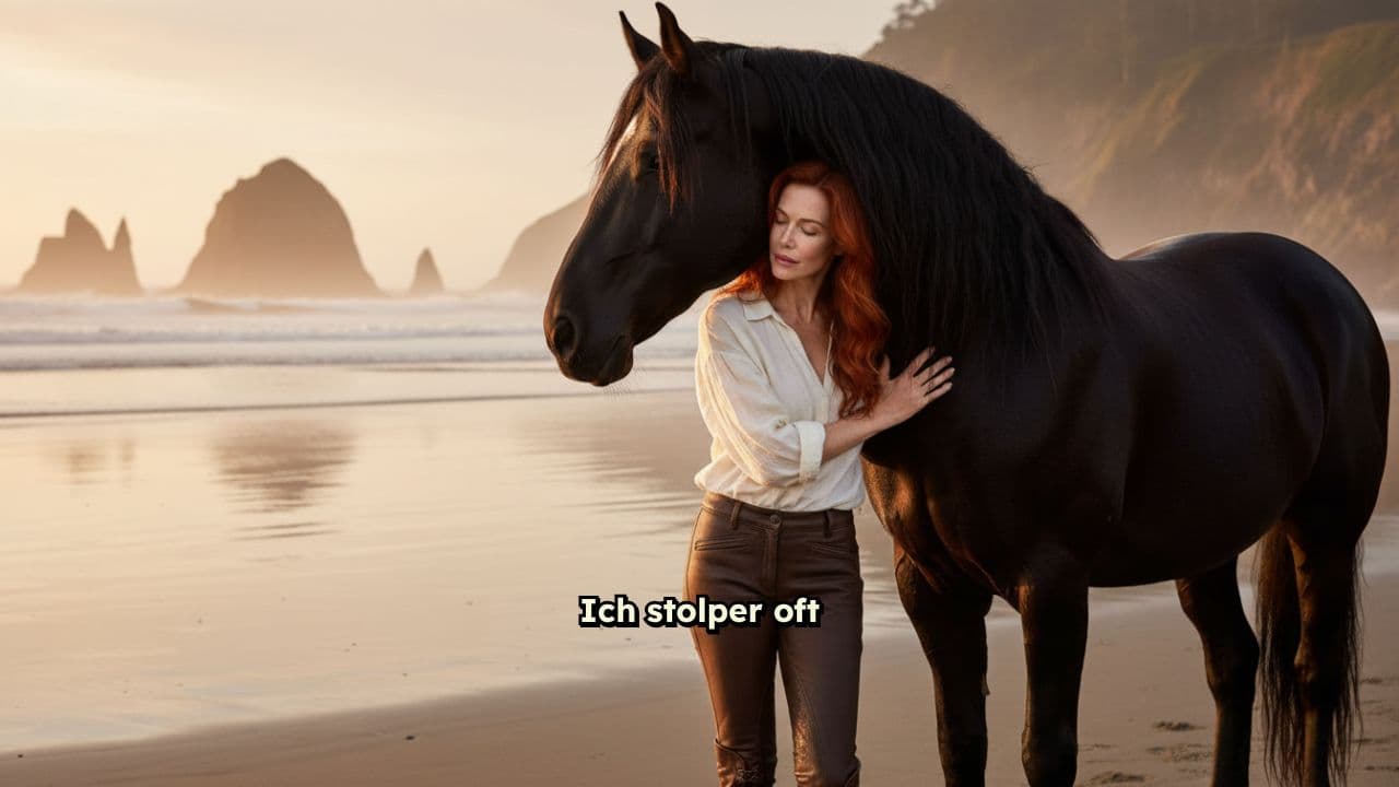 Nicht weil du mich getragen hast, sondern weil du geblieben bist