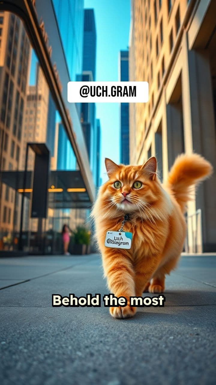 The Most Confident Cat in the City