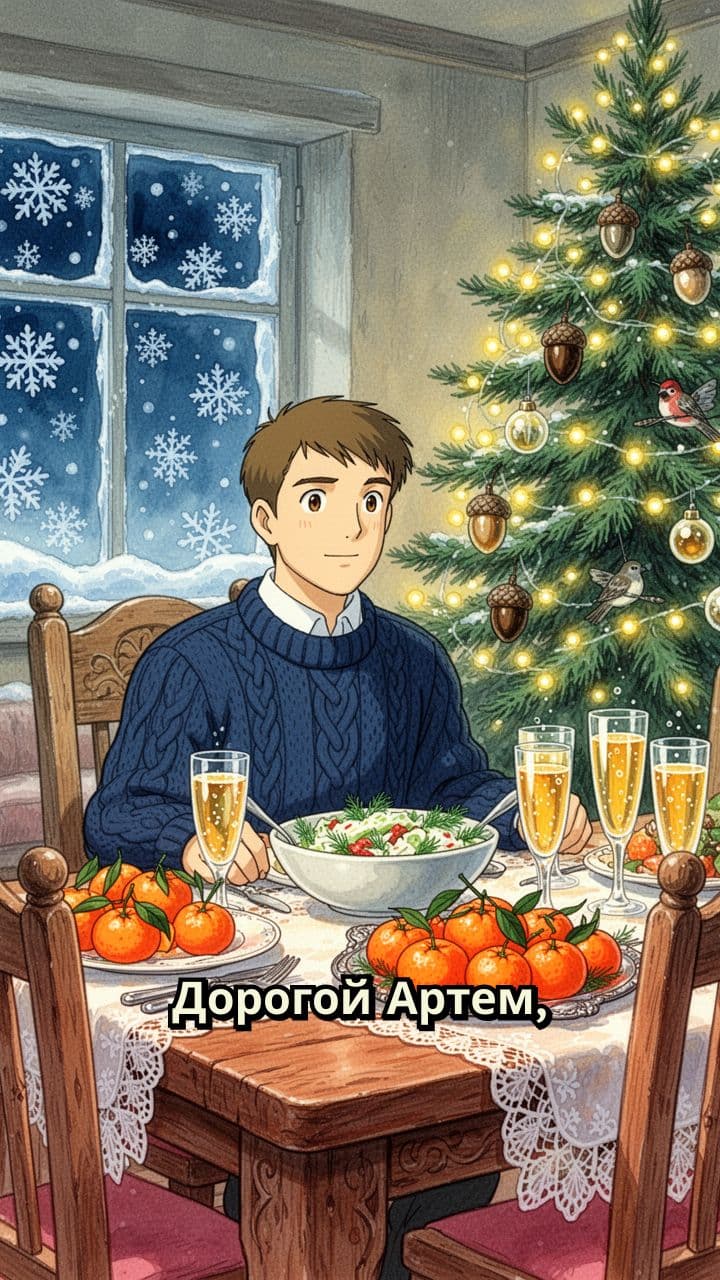 Новогоднее поздравление Артему