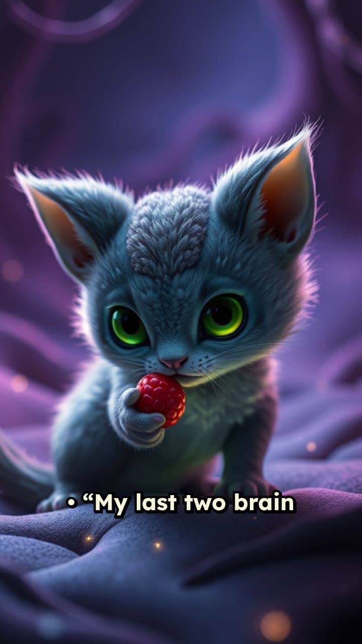 Whimsical Thoughts on Fruits and Cats