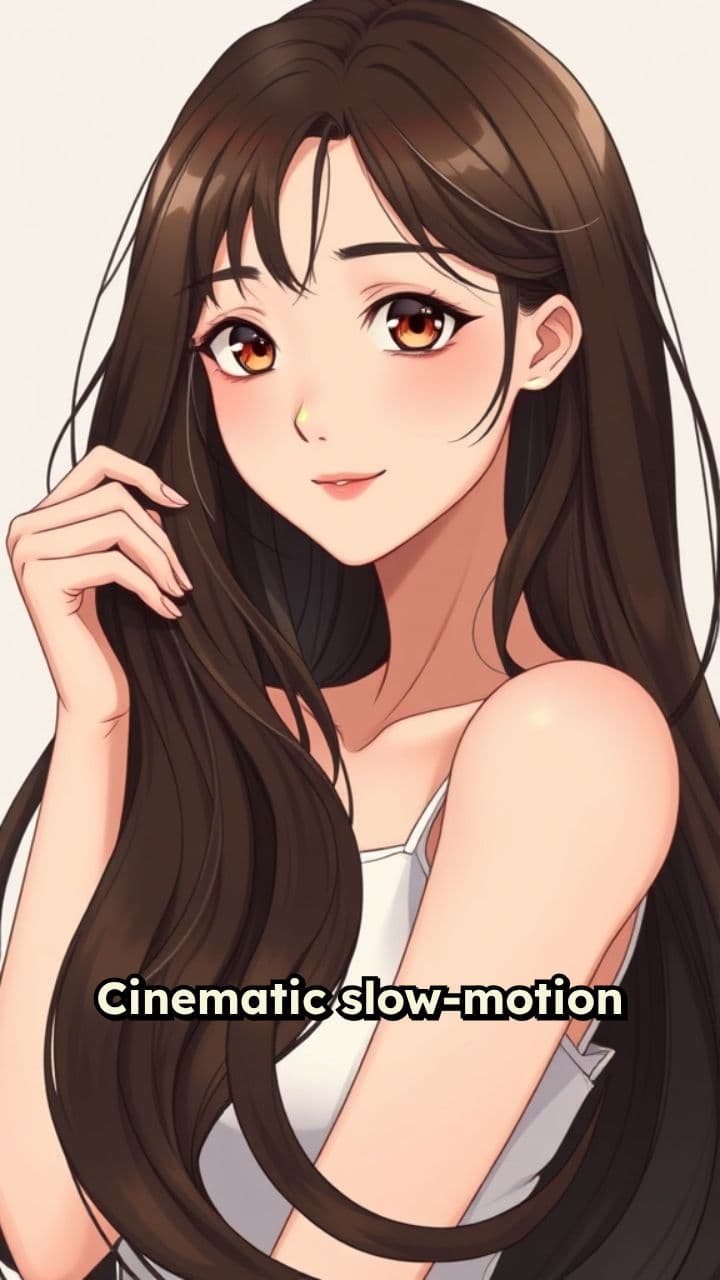 Natural Hair Mask Application in Slow Motion