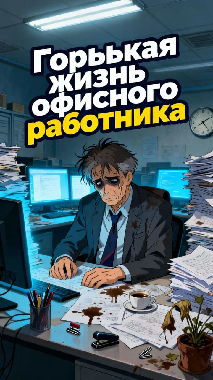 Горькая жизнь офисного работника