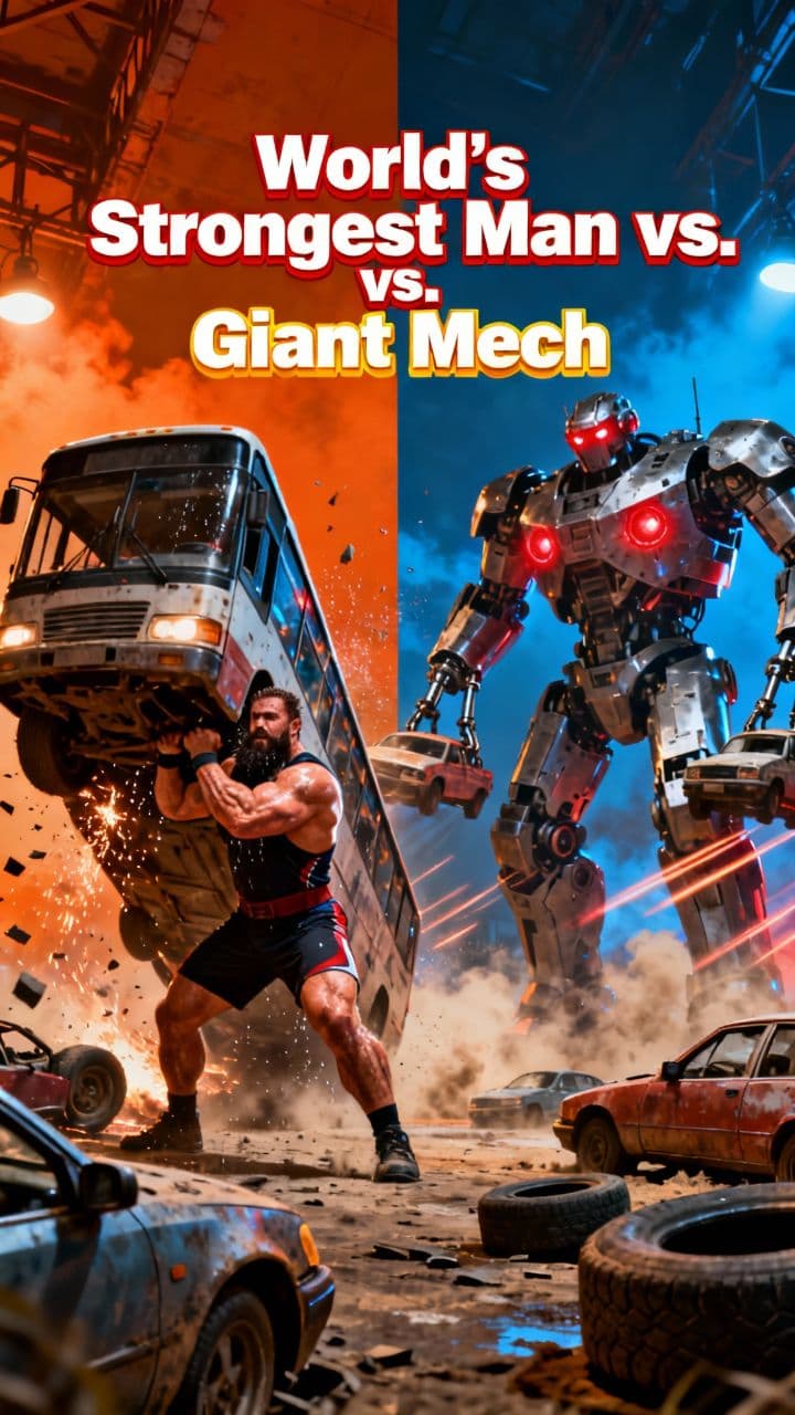 World's Strongest Man vs. Giant Mech
