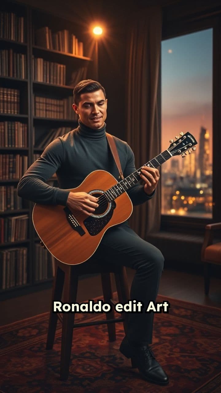 Ronaldo Guitar Art Edit