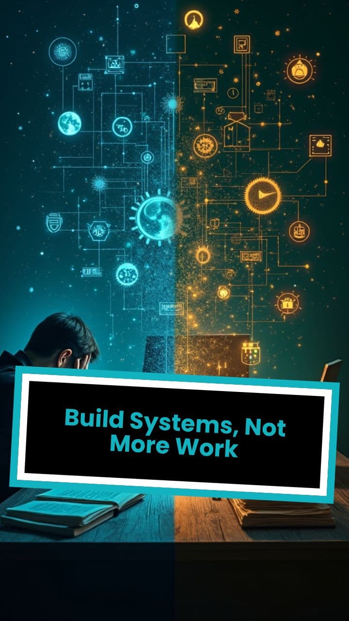 Build Systems, Not More Work