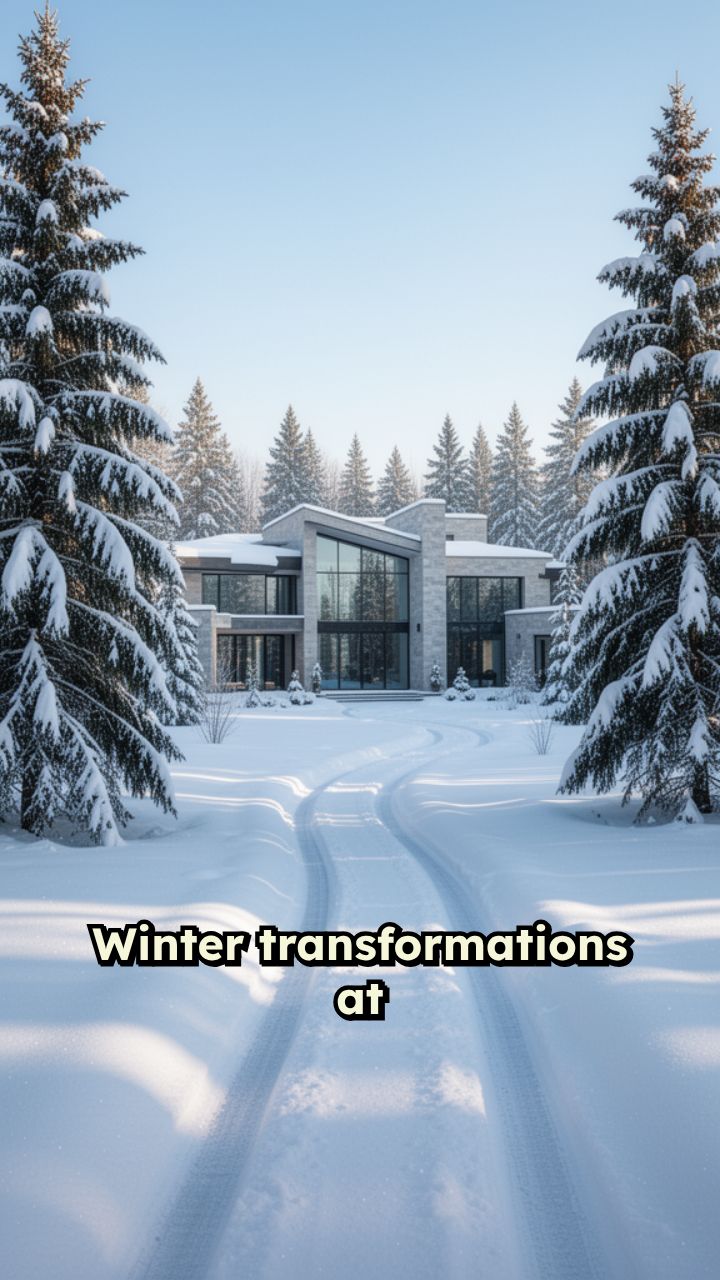 Luxury Acreage Snow Removal