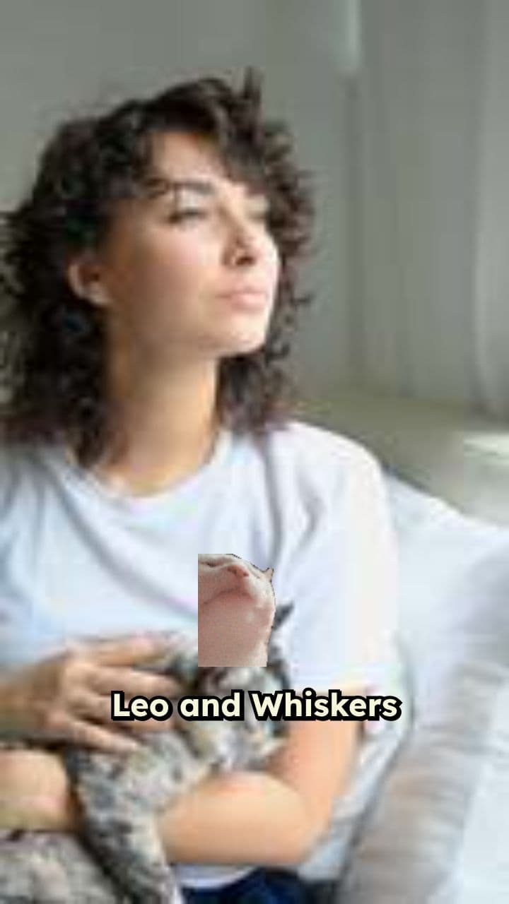 Leo and Whiskers: A Stormy Reunion