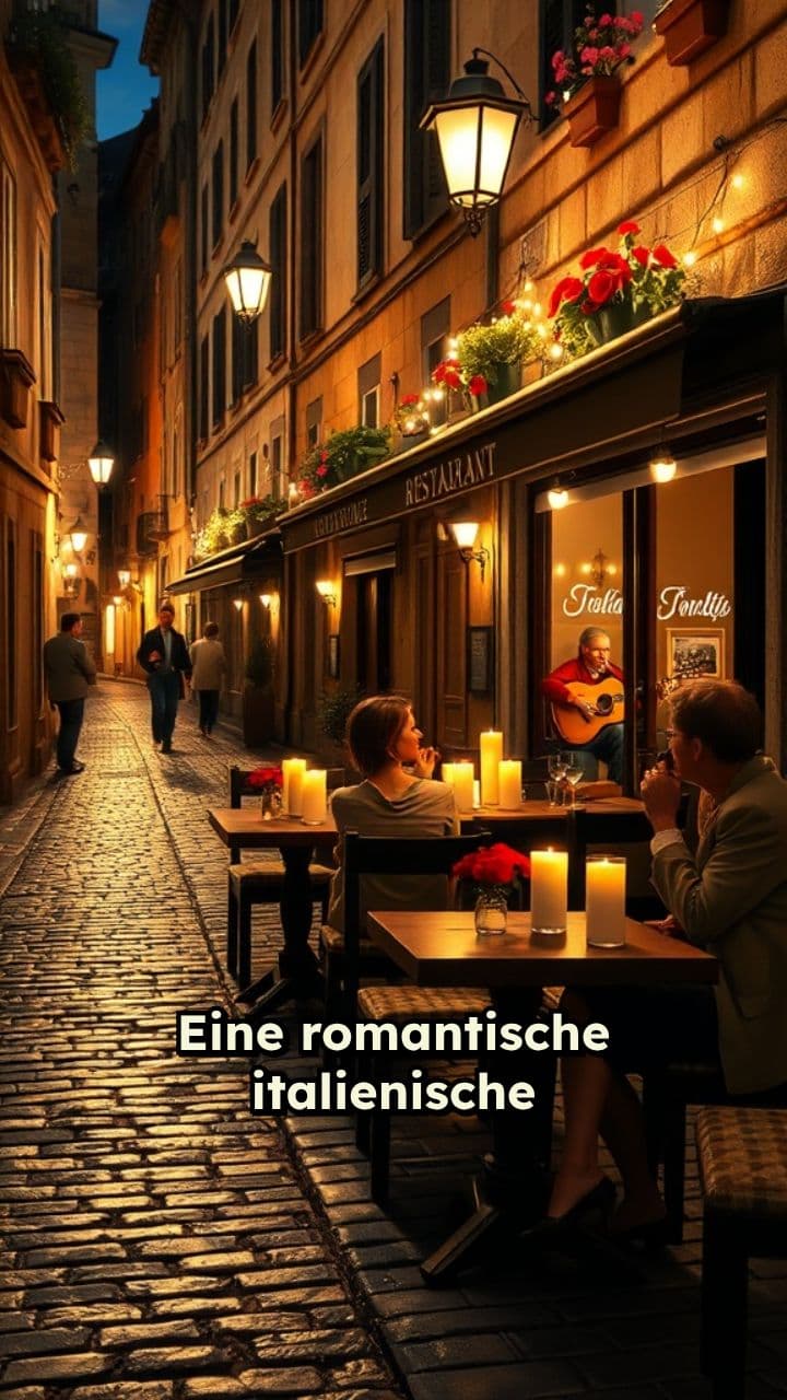 Romantische italienische Nacht