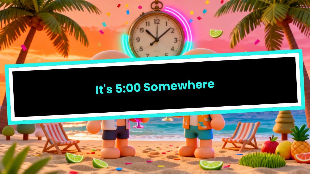It's 5:00 Somewhere