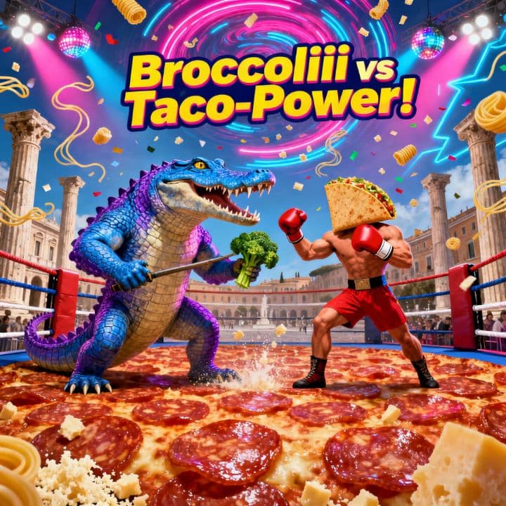 Broccoliiii vs Taco-Power!