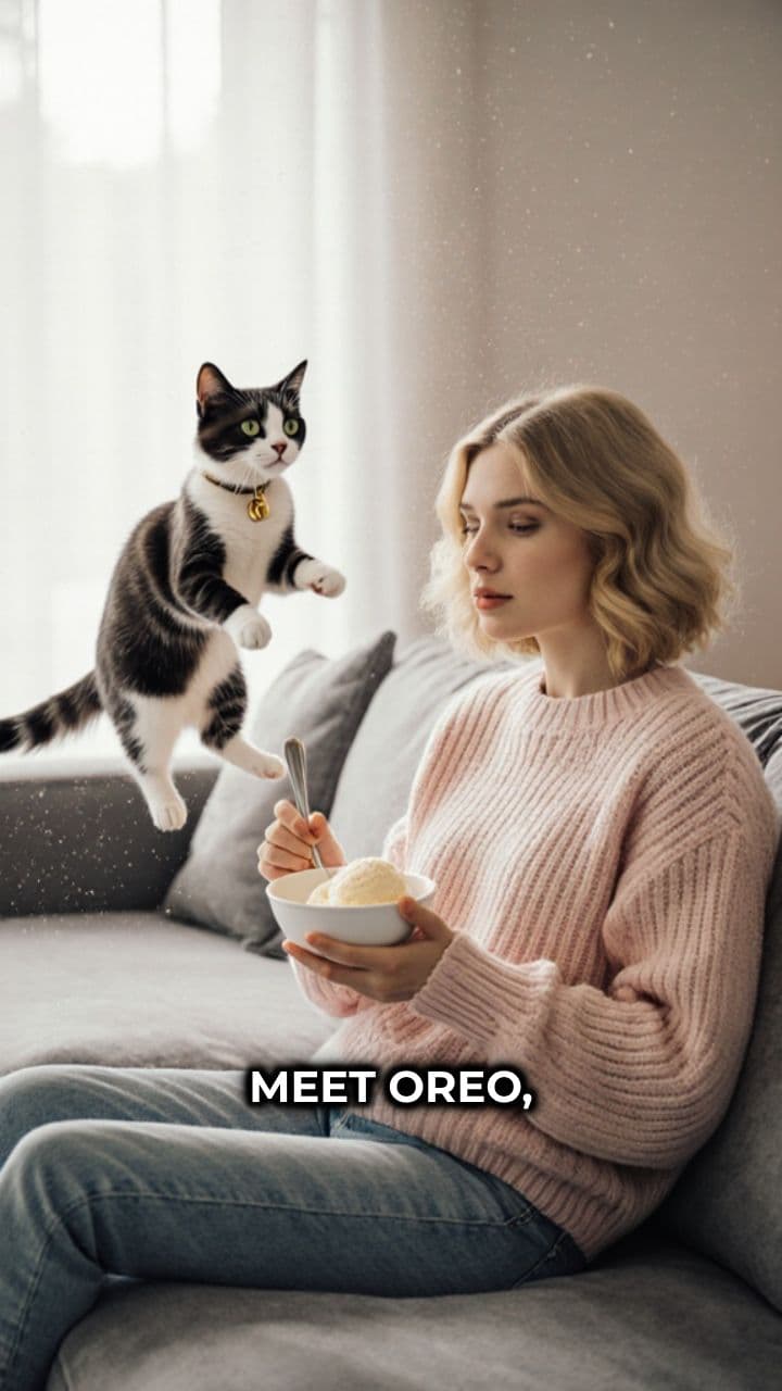 Cat Gets Brain Freeze From Ice Cream 🍨😹