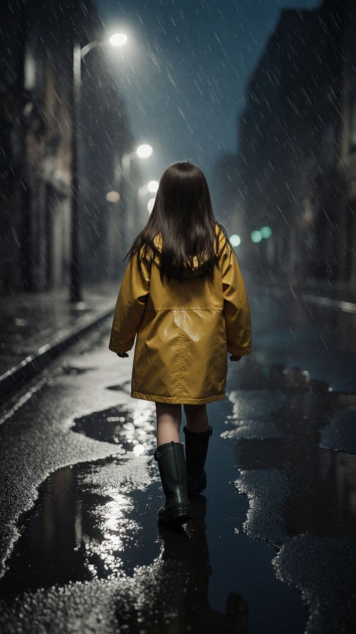 Rainy Street Solitude