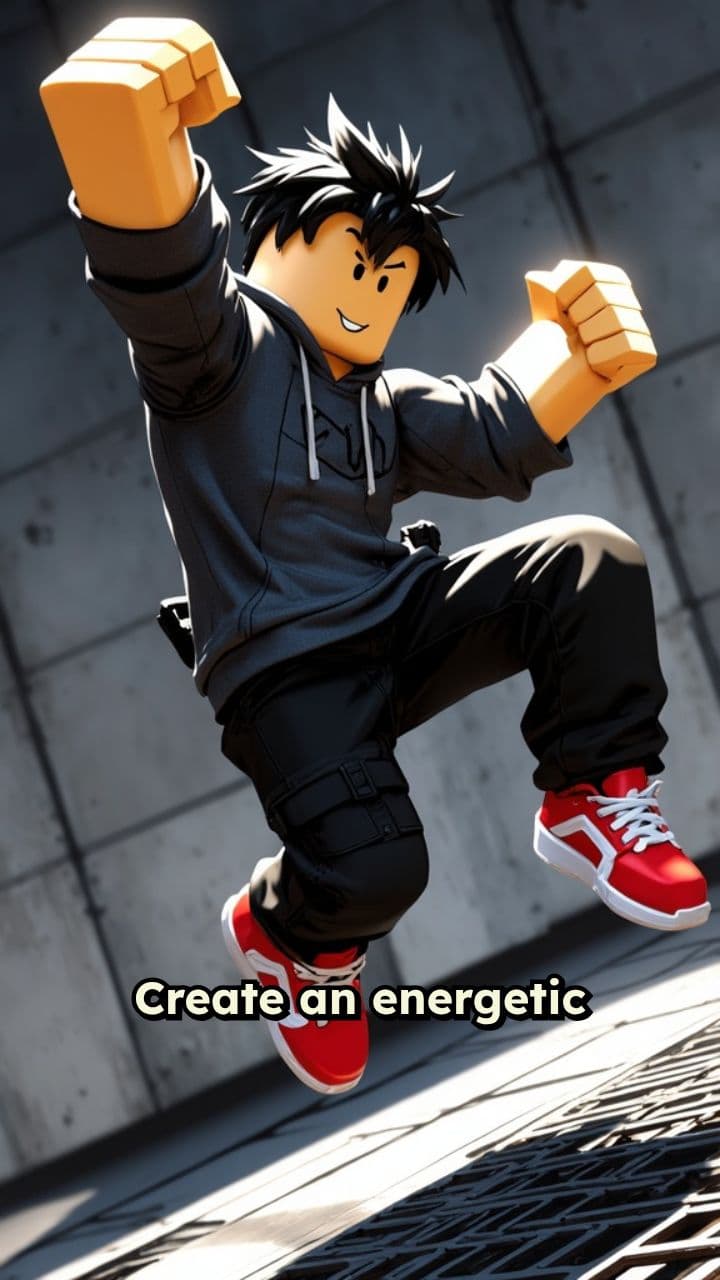 Glitchy Hip-Hop Dance Animation