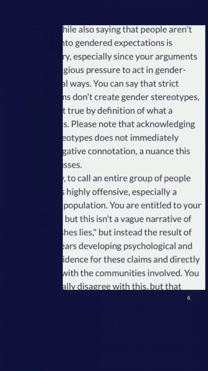 Student Fails Gender Essay, Files Complaint