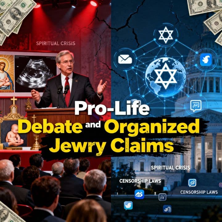 Pro-Life Debate and Organized Jewry Claims