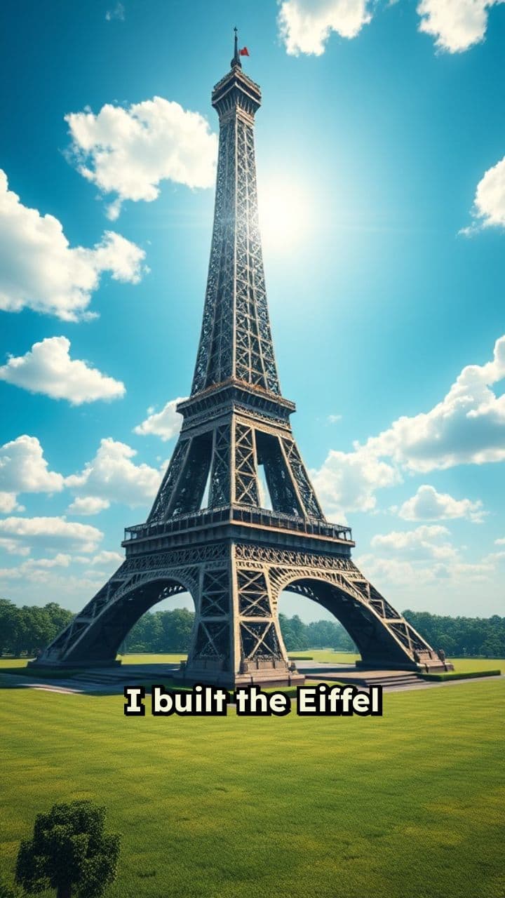 Eiffel Tower Built in Minecraft in Seconds