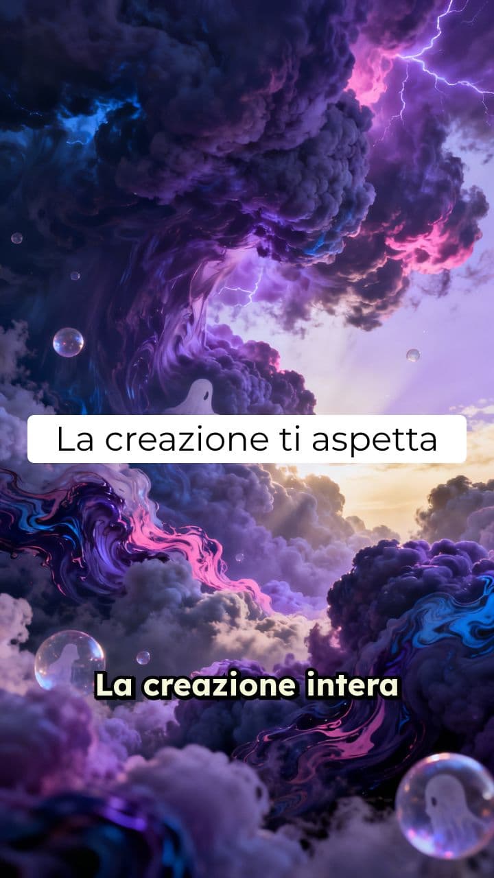 La creazione ti aspetta