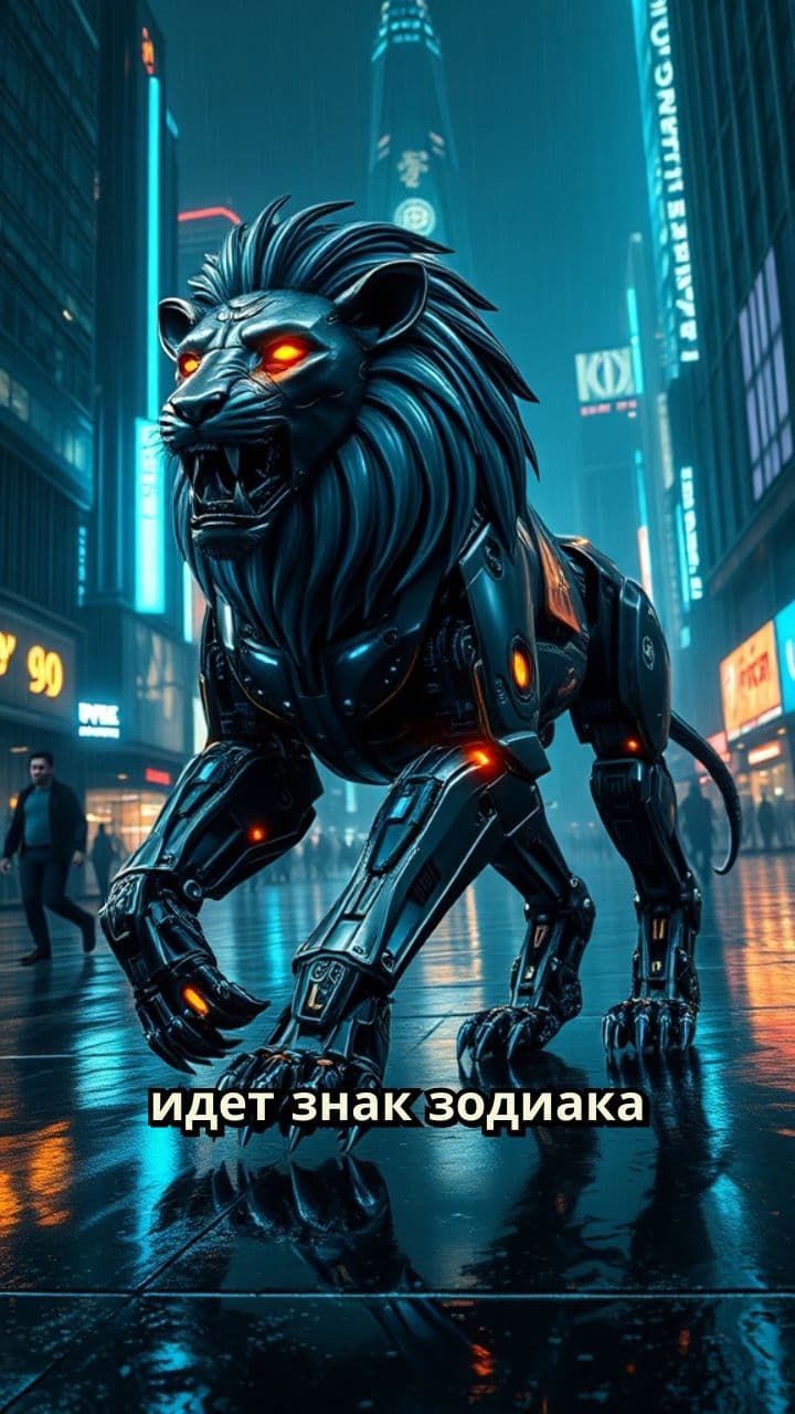 Киберпанковский Лев