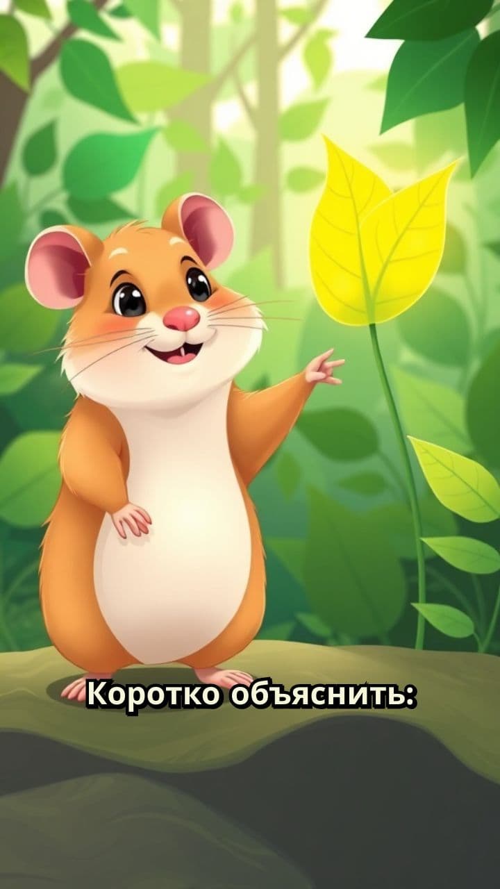 Почему листья зеленые?