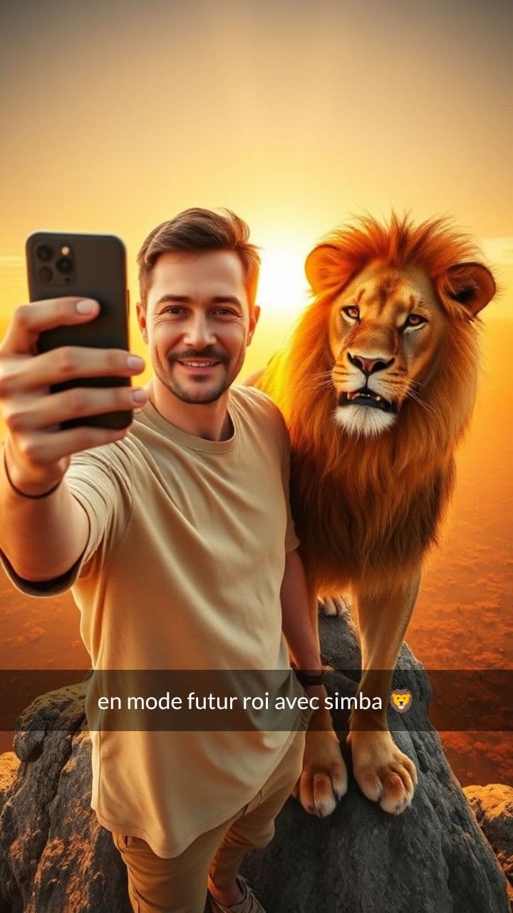 Selfies au Royaume des Lions