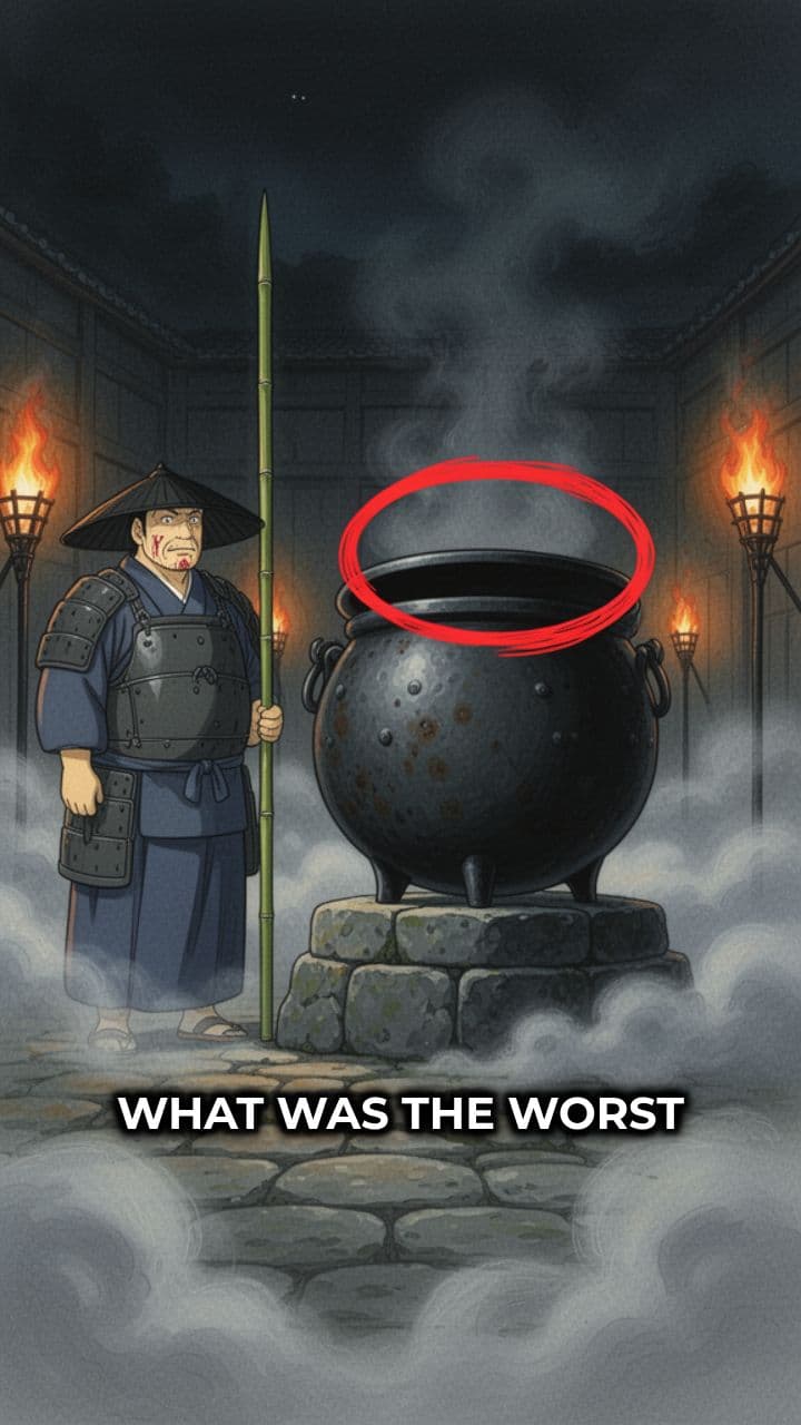 Boiled Alive in Feudal Japan