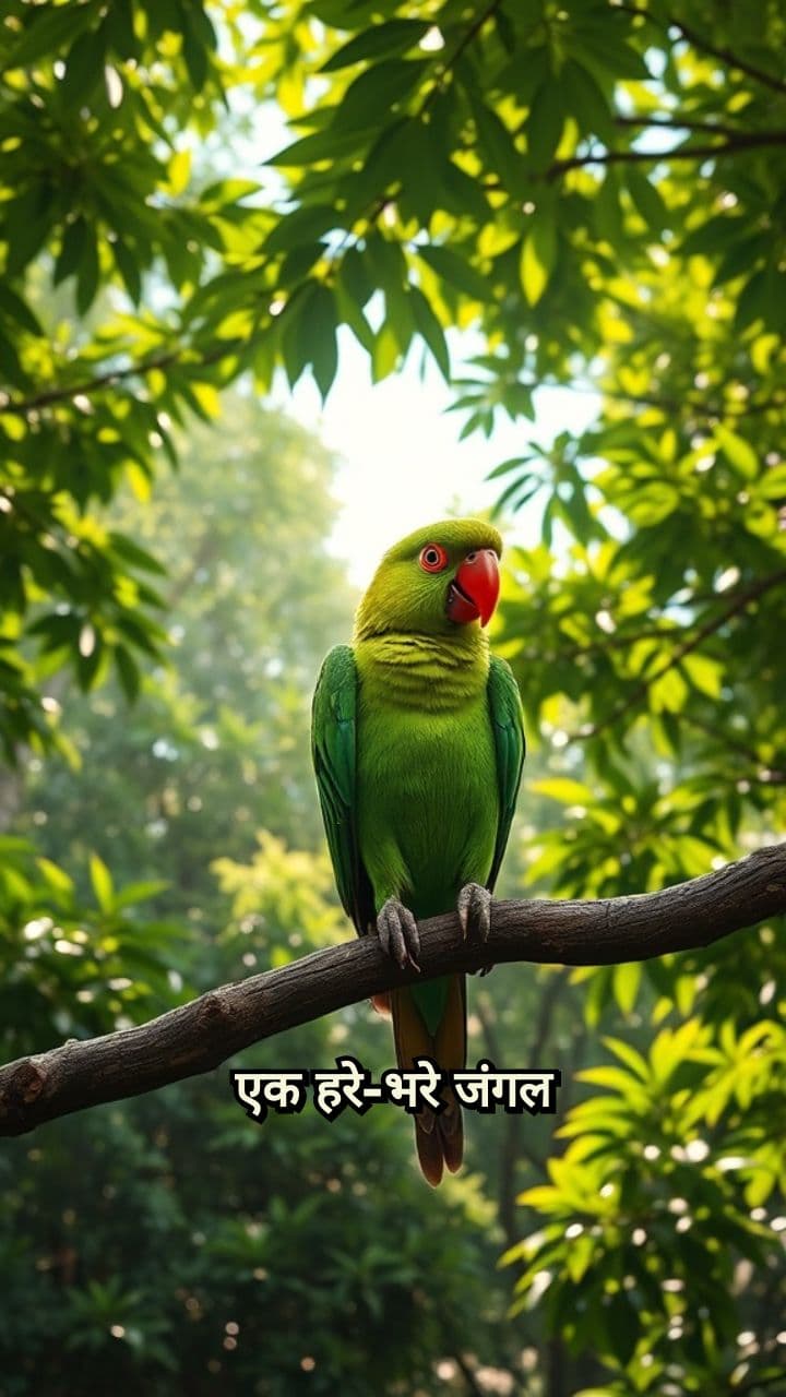 तोता और कौवे की दोस्ती