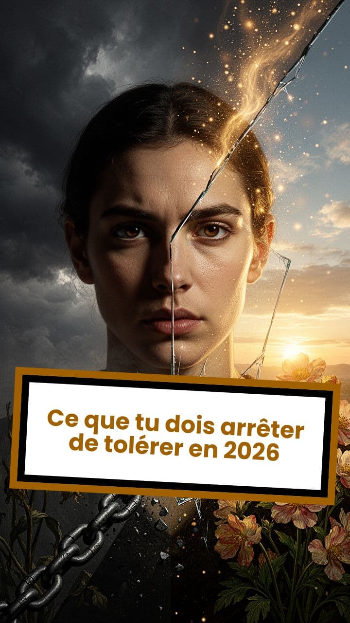 Ce que tu dois arrêter de tolérer en 2026