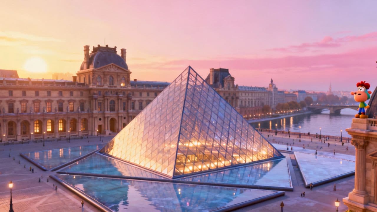 Klejnocie z Luwru w mroku