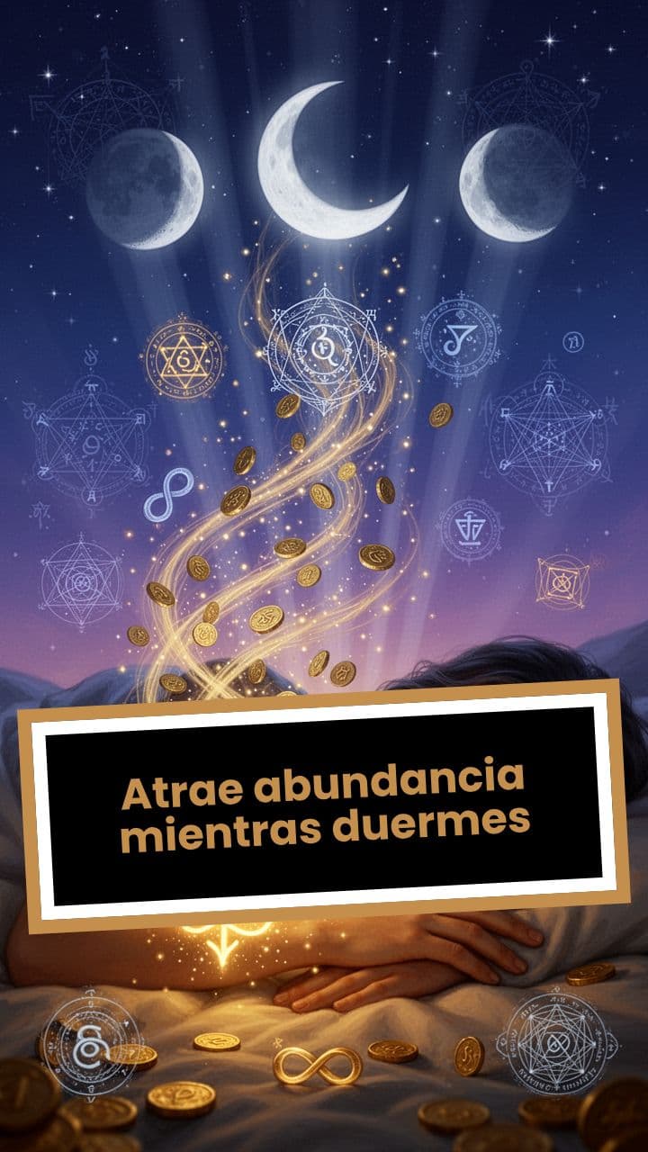 Atrae abundancia mientras duermes